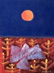 Viagem ao Sol, 1988 (óleo sobre papel)